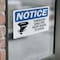 Signmission Tornado Shelter Keep Door Closed Sign With Symbol, 5 in W x Rectangle, Vinyl Decal OS-2PACK-NS-D-35-L-18698 - alternate 4